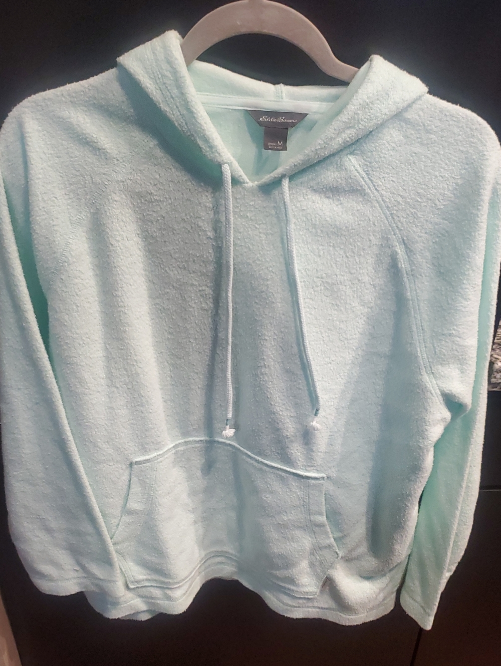 Eddie Bauer Light Mint Hooded Pullover